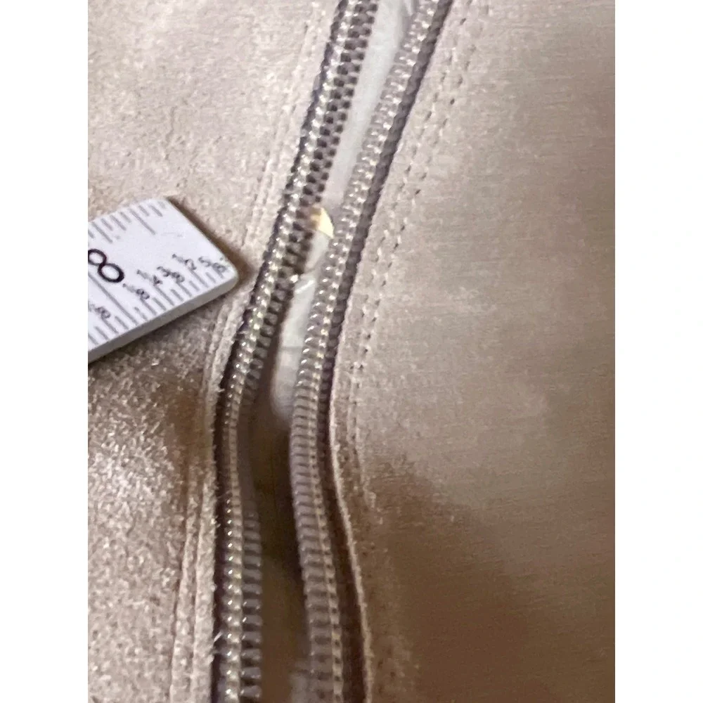 White‎ House Black Market Suede Leather Fold Over the KneeTall Boots Gray 7.5M